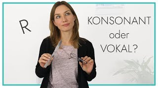 R  Aussprache als Konsonant oder als Vokal [upl. by Perni]