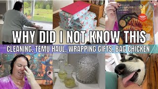 THRIFTY LIFE HACK  CLEANING MOTIVATION  TEMU HAUL  KETO MEALS  WRAPPING GIFTS  SKIN CARE CHAT [upl. by Akcirret678]