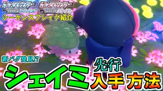 【ポケモンBDSP】新バグでシェイミを先行入手する方法を紹介！フォルムチェンジの方法もシーケンスブレイク紹介 [upl. by Aniret]