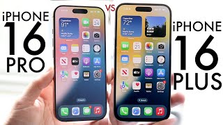 iPhone 16 Pro Vs iPhone 16 Plus Comparison Review [upl. by Dulsea397]