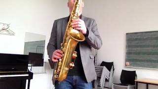 Buescher Big B Tenor Sax Theres no greater love [upl. by Elamor]