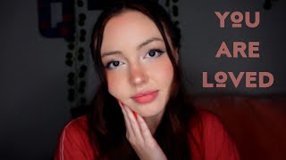 ASMR Encouragement Affirmations and Emotional Comfort whispers and face touching [upl. by Balcke]