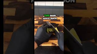 This man make lemon in to lemon paste with knife skills anytoder [upl. by Maxama]