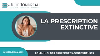 La prescription extinctive [upl. by Aneleasor]