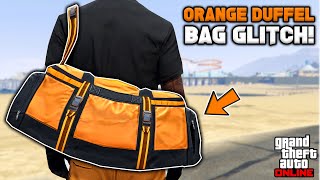 How To Get The Orange Duffel Bag Glitch In Gta 5 Online No BEFF or Transfer [upl. by Idna901]