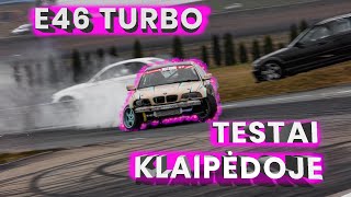 E46 TURBO  SPROGUSI SANKABA NESUGADINO TESTŲ [upl. by Dail]