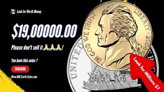 Rare Jefferson Nickel Worth up Millions of Dollar  Look for This Coins Worth Money [upl. by Aerdua]