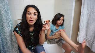 TWEENS FIRST TIME SHAVING LEGS  HOW TO [upl. by Ullund620]