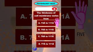 How many Layers are there in CELL MEMBRANE 🤔🤔🤔 PHYSIOLOGYQUIZ medicalquiz pgneet aiapget [upl. by Emmerie254]