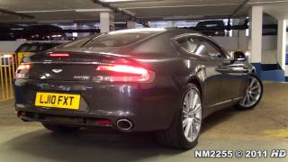 Aston Martin Rapide Exhaust Note  Full Acceleration and Revs [upl. by Iolanthe583]