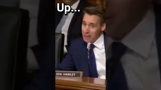 Sen Hawley LOSES it at Stonewalling Dem Witness Under Oath [upl. by Emarie946]