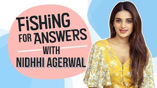 Nidhhi Agerwal plays fishing for answers with Pinkvilla  Bollywood  Pinkvilla [upl. by Babs]