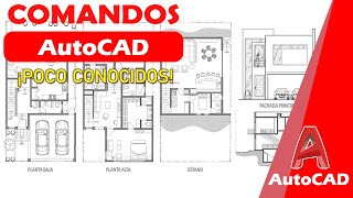 10 COMANDOS MUY UTILES Y POCO CONOCIDOS  AutoCAD 2022  AutoCAD PARA PRINCIPIANTES [upl. by Verdie857]