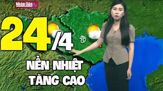 Dự báo thời tiết hôm nay và ngày mai 244  Dự báo thời tiết đêm nay mới nhất [upl. by Lemal]