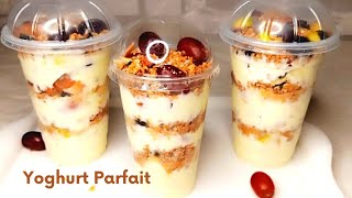 How To Make Yogurt Fruit And Granola Parfait At Home For Yourself And Family Or For Sale [upl. by Hawk]