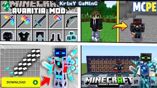 BEST AVARITIA MOD FOR MINECRAFT PE 119  AVARITIA ADDON MCPE  2022 [upl. by Eelrebmyk]