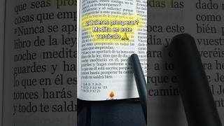 ¿Quieres prosperar en tu camino Medita en este versículo 🙏 meditacion bibliasagrada biblia [upl. by Durarte632]