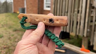 How To Make A Multipurpose Bow Drill Bearing Block [upl. by Htebazil546]