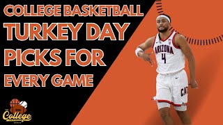 COLLEGE BASKETBALL PICKS ONLY  Thursday November 23rd  TCE Trims [upl. by Yreffoeg]