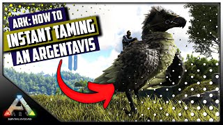 How To Instant TAMING An ARGENTAVIS⎮ARK Survival Evolved [upl. by Patman371]