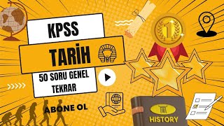 2024 KPSS TARİH GENEL TEKRAR SORU ÇÖZÜMÜ kpsstarih kpssortaöğretim kpssönlisans kpss2024 [upl. by Eellek]