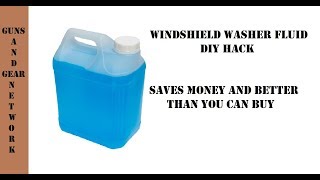 DIY Windshield Washer Fluid Hack [upl. by Aicilaana798]