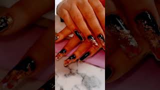 Encapsulated nail set nails explore naildesigns beginnernailtech fypシ゚viral fallnails [upl. by Hera]