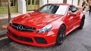 Red Mercedes SL65 AMG Black Series [upl. by Issi515]