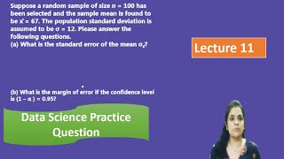 Question on Confidence interval  confidence interval in data science  data science full course [upl. by Qiratla]