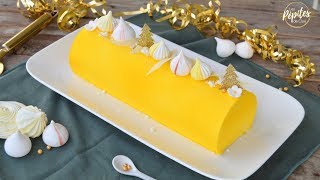 Bûche de Noël façon tarte au citron [upl. by Weig]