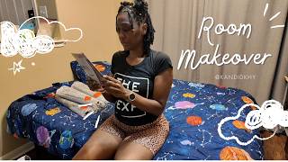 Vlogtober Day 14  Room Makeover  Room Transformation  Renter Friendly Makeover  Vlogtober 2024 [upl. by Ecinad]