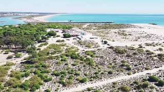 Tavira island  aerial view [upl. by Zacarias]