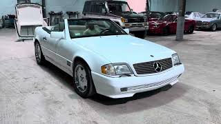 1995 SL500 soft top operation and walkaround [upl. by Ttezzil]