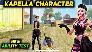 Kapella Character Ability After Update  Free Fire Kapella Character Ability Change Test amp Gameplay [upl. by Airdna]