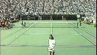 Chris Evert d Hana Mandlikova  1983 US Open QF [upl. by Marka]