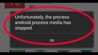 how to fix unfortunately the process androidprocessmedia has stopped [upl. by Deevan]