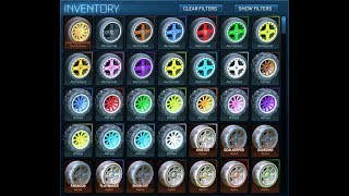 Every Painted Wheel in Rocket League [upl. by Erusaert]