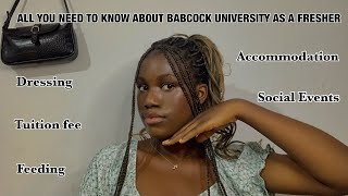 BABCOCK UNIVERSITY Feedinghair dressing tuition fee accommodation social events [upl. by Eberta]