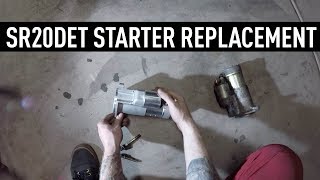 SR20DET Starter Replacement  Nissan 240sx Tech Tips [upl. by Einnus]