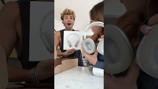 airpod pro max unboxing with my hater sister ​⁠NicoletteDurazzo sheadurazzo ​⁠Apple [upl. by Bakeman]