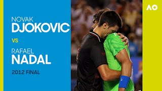 Novak Djokovic vs Rafael Nadal in the longest final in Grand Slam history  Australian Open 2012 [upl. by Coad]