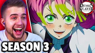 Demon Slayer Season 3 Swordsmith Village Arc Trailer REACTION [upl. by Ronica]