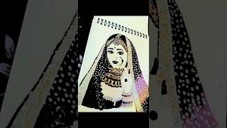 Indian Bridal Painting 🎨🖌️vashaviart [upl. by Akenehs]