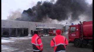 voldsom brand på scandi sleep horsens [upl. by Primaveria]