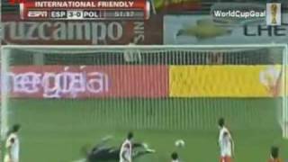 Spain 6  0 Poland International Friendly Highlights 2010 [upl. by Asilat]