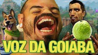 A VOZ da GOIABA nos DUOS aleatórios  MODIFICADOR de VOZ no FORTNITE [upl. by Enerol]