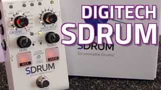 Digitech SDRUM Strummable Drum Machine  Demo amp Tutorial [upl. by Lennahc]