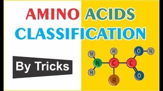 AMINO ACIDS CLASSIFICATION BY TRICKS  GPAT  2020  NIPER  RAILWAY PHARMACIST EXAM [upl. by Snider132]