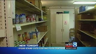 Pantries try to pick up food stamp slack [upl. by Eelynnhoj126]