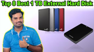 ✅ Top 8 Best 1 TB External Hard Disk With Price in India 2022  Hard Drive Review amp Comparison [upl. by Laeira863]